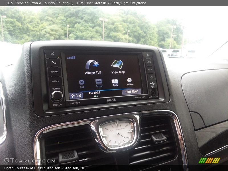 Billet Silver Metallic / Black/Light Graystone 2015 Chrysler Town & Country Touring-L