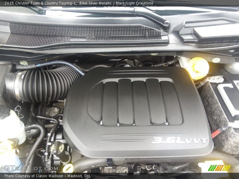 Billet Silver Metallic / Black/Light Graystone 2015 Chrysler Town & Country Touring-L