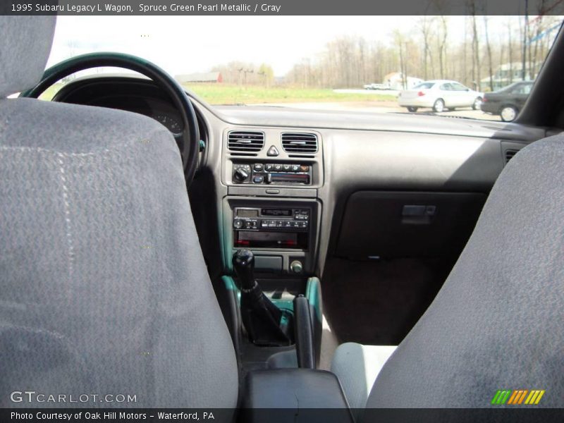 Spruce Green Pearl Metallic / Gray 1995 Subaru Legacy L Wagon