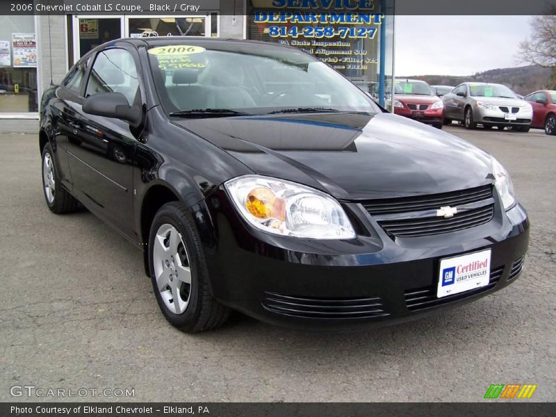 Black / Gray 2006 Chevrolet Cobalt LS Coupe