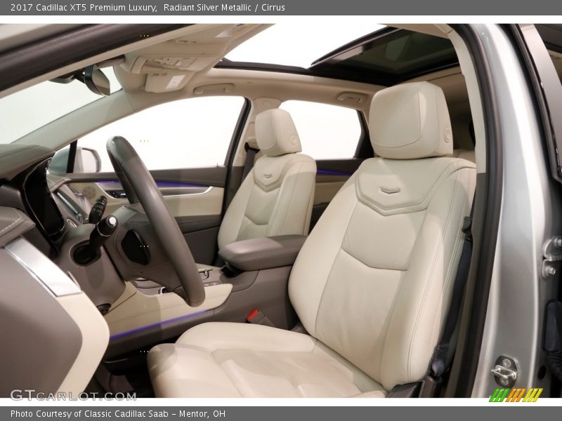 Radiant Silver Metallic / Cirrus 2017 Cadillac XT5 Premium Luxury