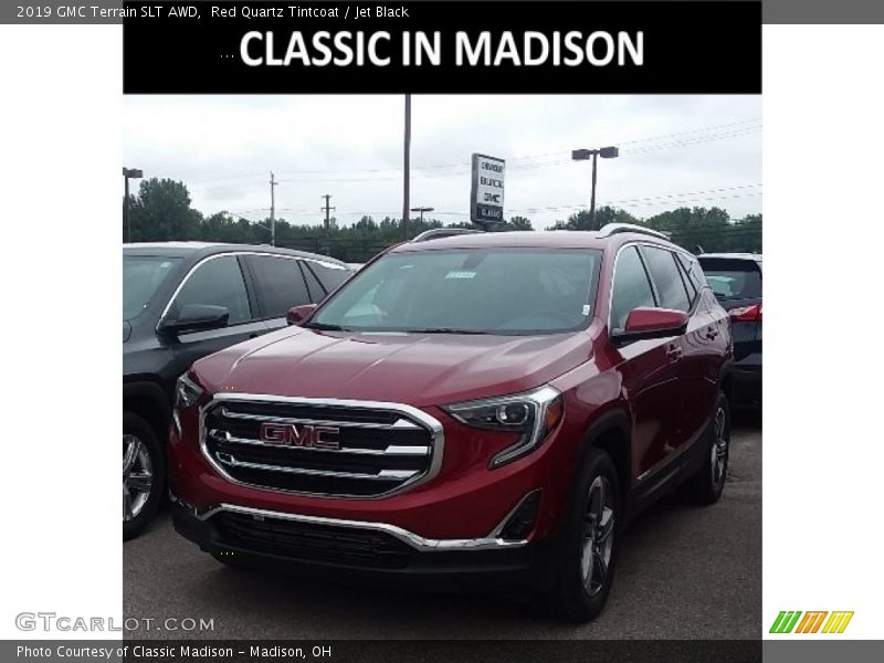 Red Quartz Tintcoat / Jet Black 2019 GMC Terrain SLT AWD