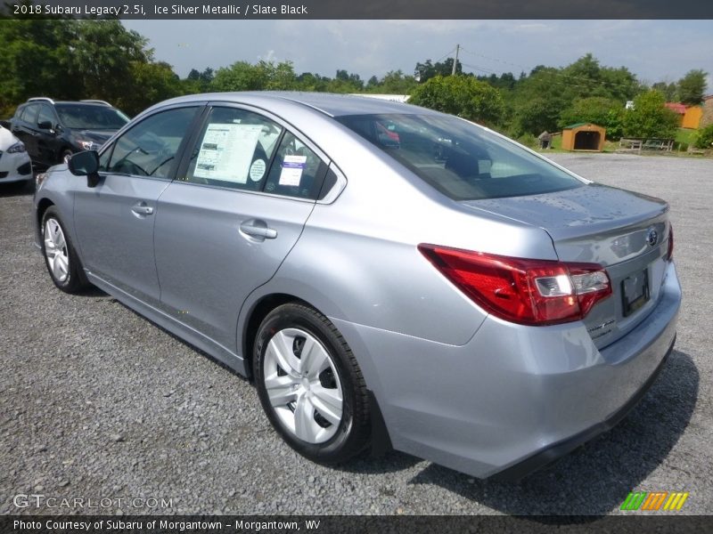 Ice Silver Metallic / Slate Black 2018 Subaru Legacy 2.5i