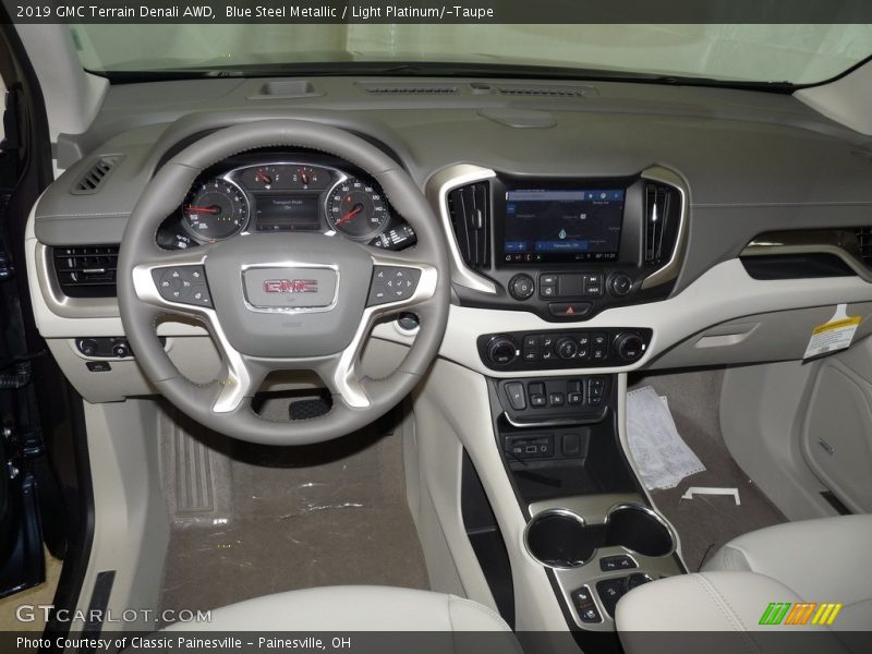 Blue Steel Metallic / Light Platinum/­Taupe 2019 GMC Terrain Denali AWD