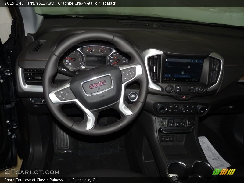 Graphite Gray Metallic / Jet Black 2019 GMC Terrain SLE AWD