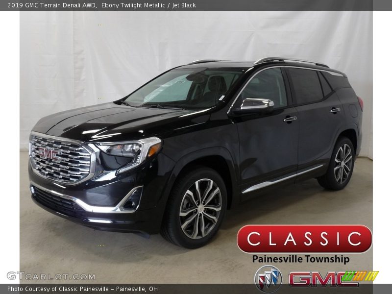 Ebony Twilight Metallic / Jet Black 2019 GMC Terrain Denali AWD