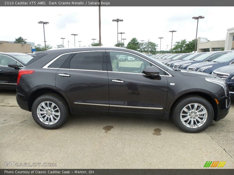 Dark Granite Metallic / Sahara Beige 2019 Cadillac XT5 AWD