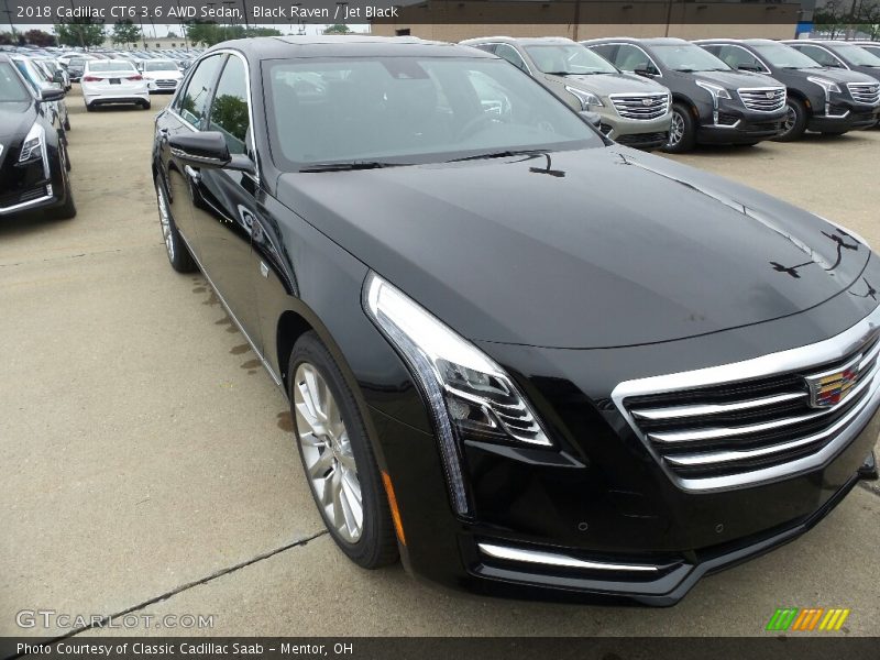 Black Raven / Jet Black 2018 Cadillac CT6 3.6 AWD Sedan