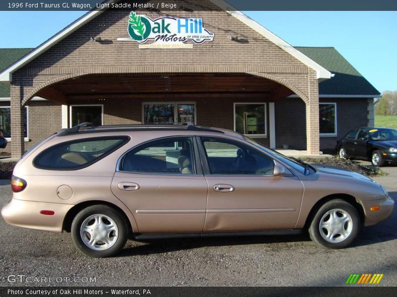 Light Saddle Metallic / Beige 1996 Ford Taurus GL Wagon
