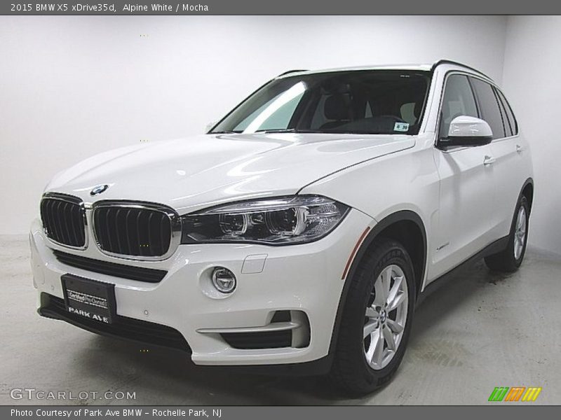 Alpine White / Mocha 2015 BMW X5 xDrive35d