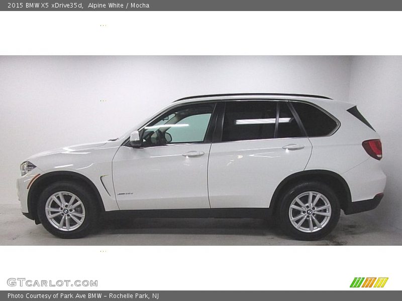 Alpine White / Mocha 2015 BMW X5 xDrive35d