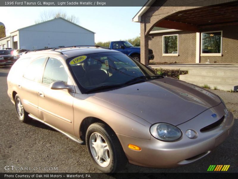 Light Saddle Metallic / Beige 1996 Ford Taurus GL Wagon