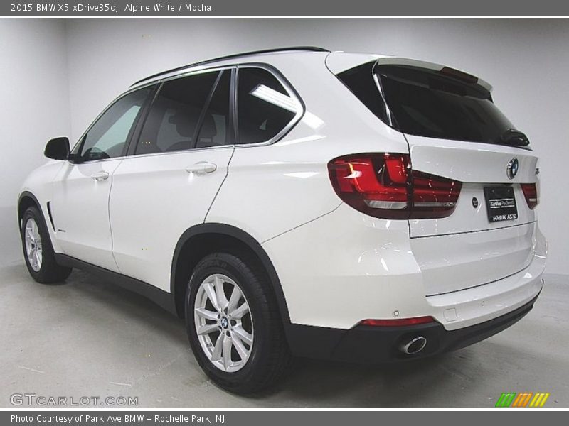 Alpine White / Mocha 2015 BMW X5 xDrive35d