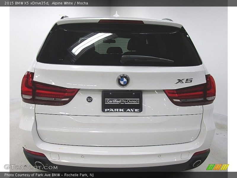 Alpine White / Mocha 2015 BMW X5 xDrive35d