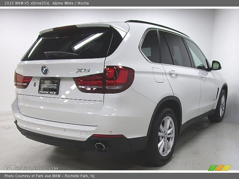 Alpine White / Mocha 2015 BMW X5 xDrive35d