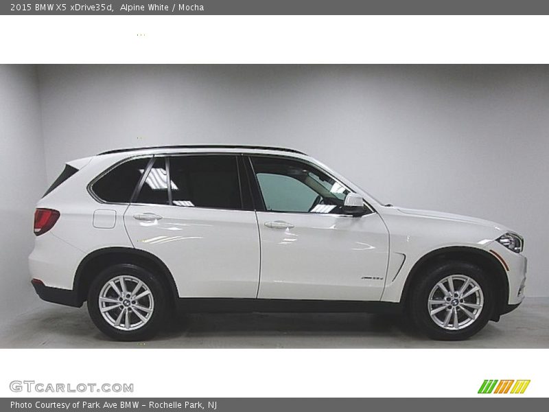 Alpine White / Mocha 2015 BMW X5 xDrive35d