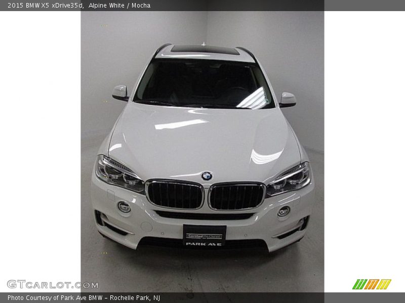 Alpine White / Mocha 2015 BMW X5 xDrive35d