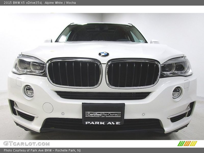 Alpine White / Mocha 2015 BMW X5 xDrive35d
