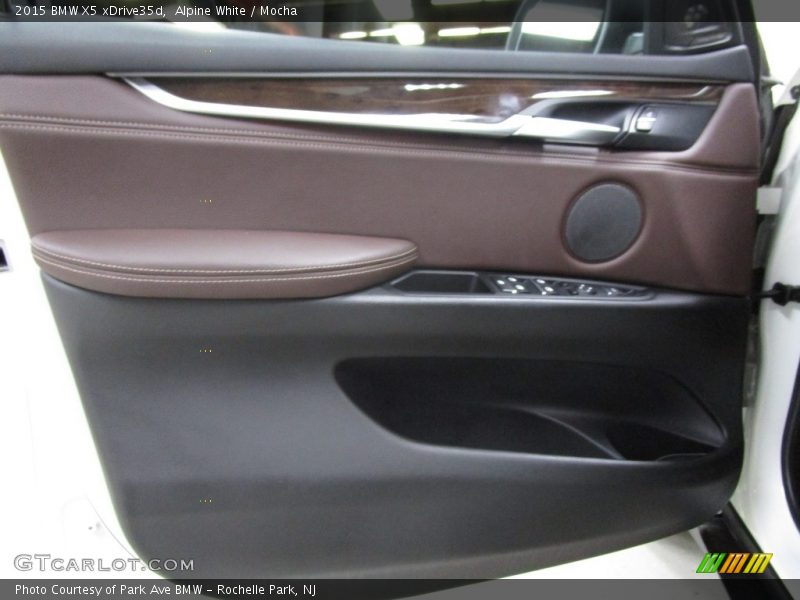 Alpine White / Mocha 2015 BMW X5 xDrive35d
