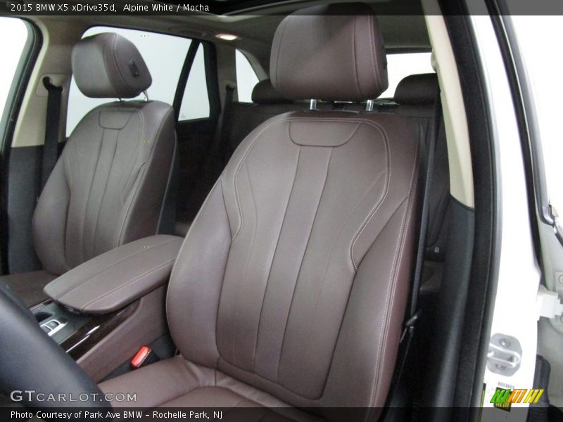 Alpine White / Mocha 2015 BMW X5 xDrive35d