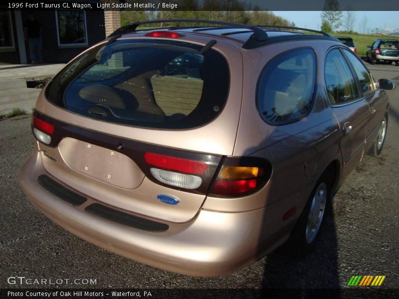 Light Saddle Metallic / Beige 1996 Ford Taurus GL Wagon