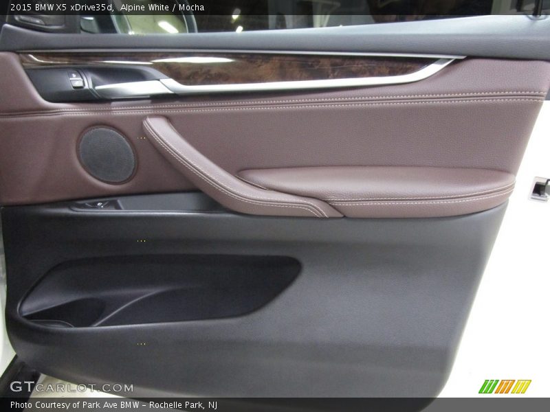 Alpine White / Mocha 2015 BMW X5 xDrive35d