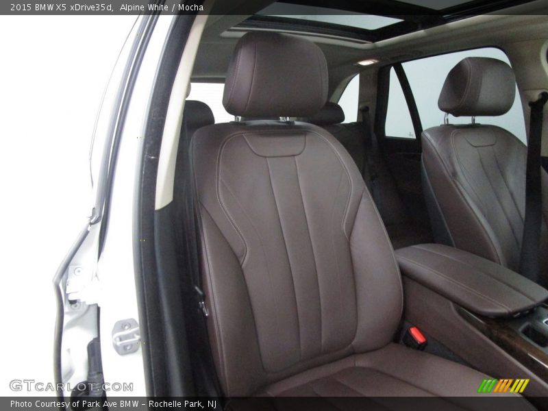Alpine White / Mocha 2015 BMW X5 xDrive35d