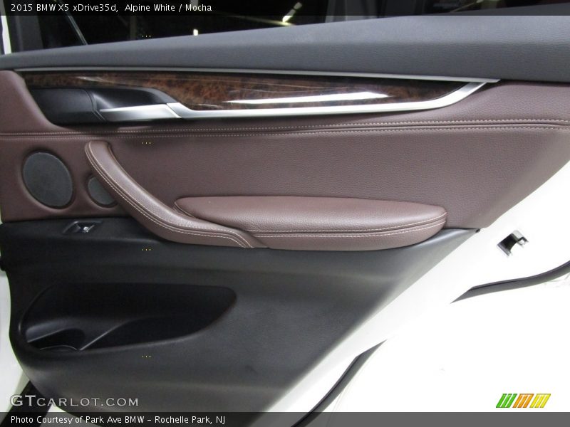 Alpine White / Mocha 2015 BMW X5 xDrive35d