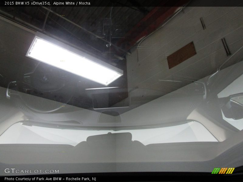 Alpine White / Mocha 2015 BMW X5 xDrive35d