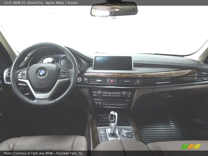 Alpine White / Mocha 2015 BMW X5 xDrive35d