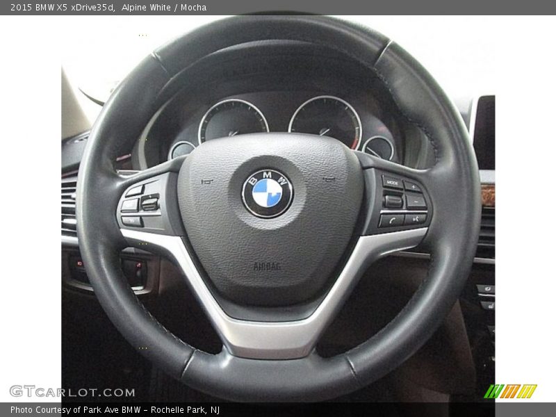Alpine White / Mocha 2015 BMW X5 xDrive35d