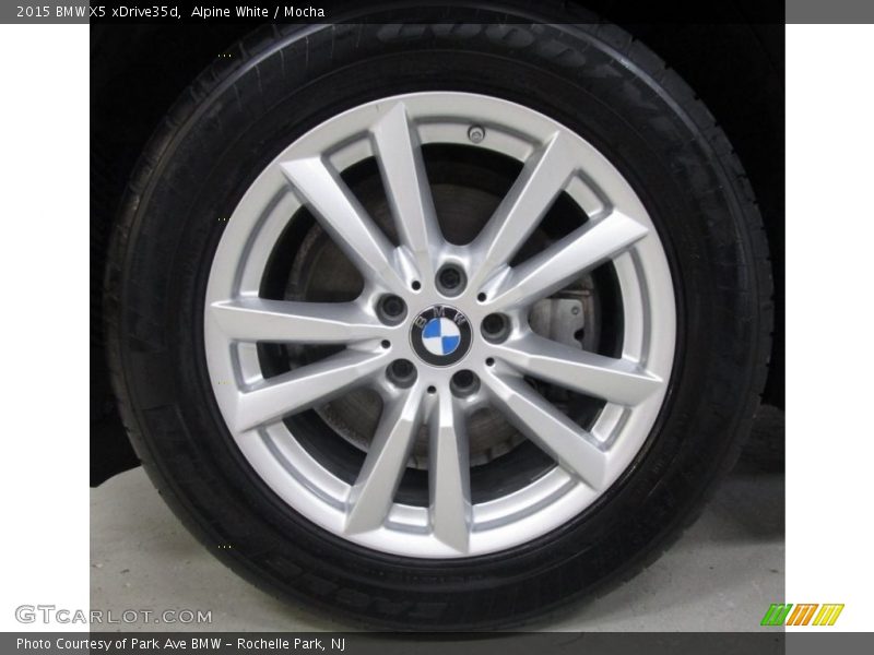 Alpine White / Mocha 2015 BMW X5 xDrive35d