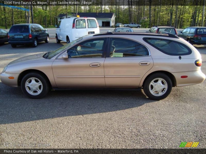 Light Saddle Metallic / Beige 1996 Ford Taurus GL Wagon