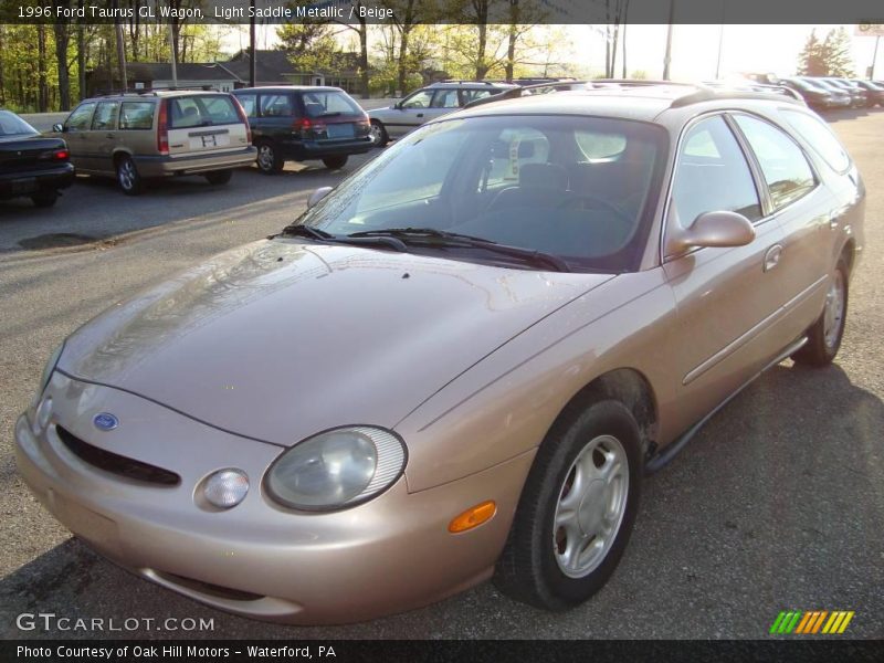 Light Saddle Metallic / Beige 1996 Ford Taurus GL Wagon