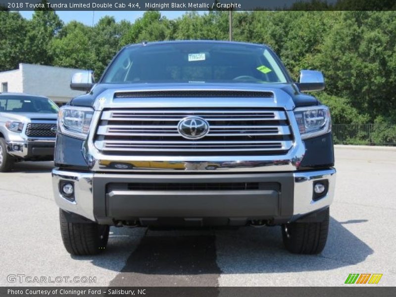 Midnight Black Metallic / Graphite 2018 Toyota Tundra Limited Double Cab 4x4