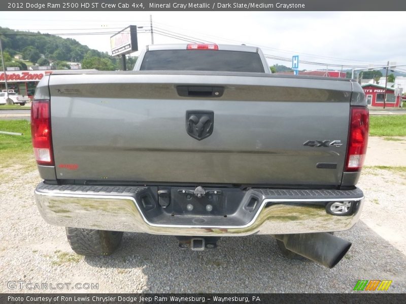 Mineral Gray Metallic / Dark Slate/Medium Graystone 2012 Dodge Ram 2500 HD ST Crew Cab 4x4