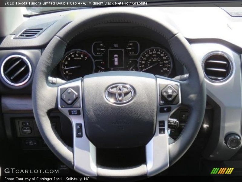 Midnight Black Metallic / Graphite 2018 Toyota Tundra Limited Double Cab 4x4