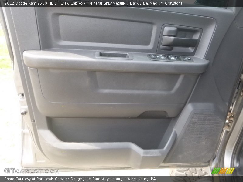 Mineral Gray Metallic / Dark Slate/Medium Graystone 2012 Dodge Ram 2500 HD ST Crew Cab 4x4
