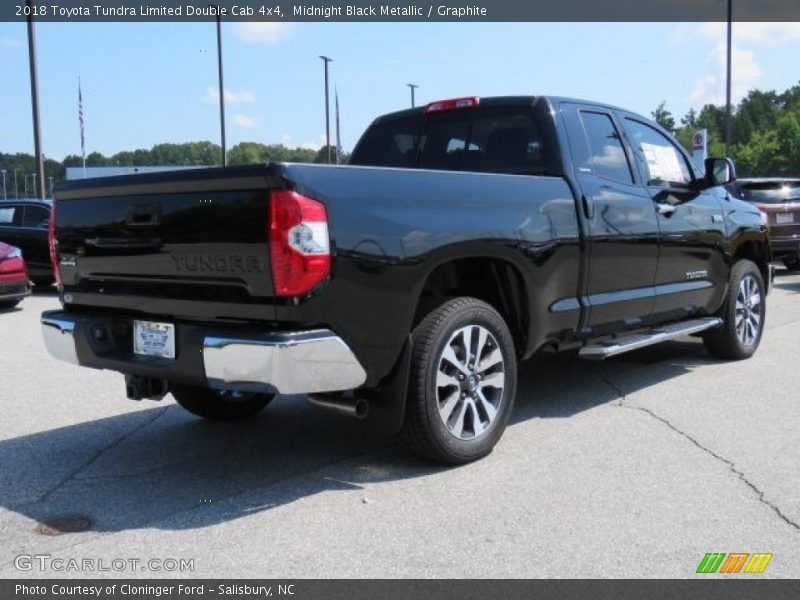 Midnight Black Metallic / Graphite 2018 Toyota Tundra Limited Double Cab 4x4