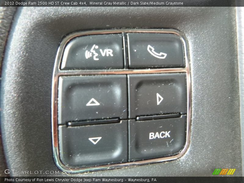 Mineral Gray Metallic / Dark Slate/Medium Graystone 2012 Dodge Ram 2500 HD ST Crew Cab 4x4