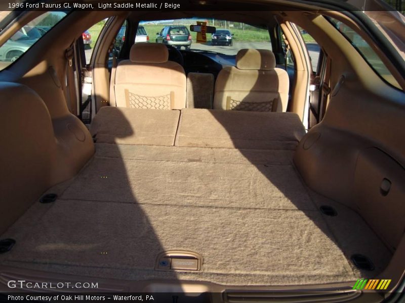 Light Saddle Metallic / Beige 1996 Ford Taurus GL Wagon