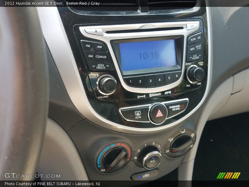 Boston Red / Gray 2012 Hyundai Accent SE 5 Door