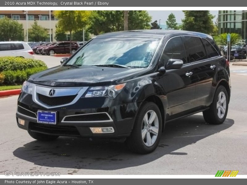 Crystal Black Pearl / Ebony 2010 Acura MDX Technology