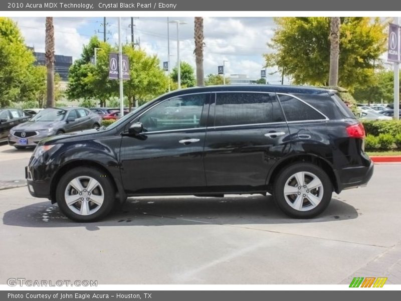 Crystal Black Pearl / Ebony 2010 Acura MDX Technology