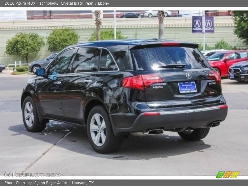 Crystal Black Pearl / Ebony 2010 Acura MDX Technology