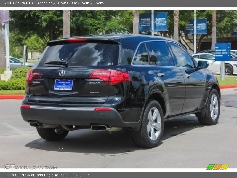 Crystal Black Pearl / Ebony 2010 Acura MDX Technology