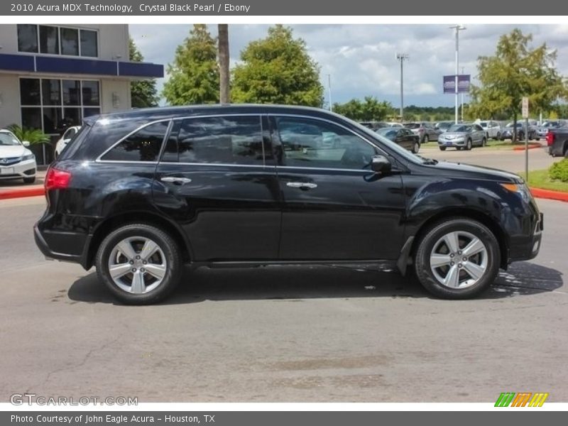 Crystal Black Pearl / Ebony 2010 Acura MDX Technology