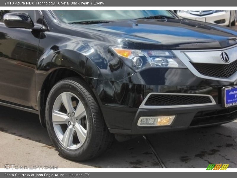 Crystal Black Pearl / Ebony 2010 Acura MDX Technology