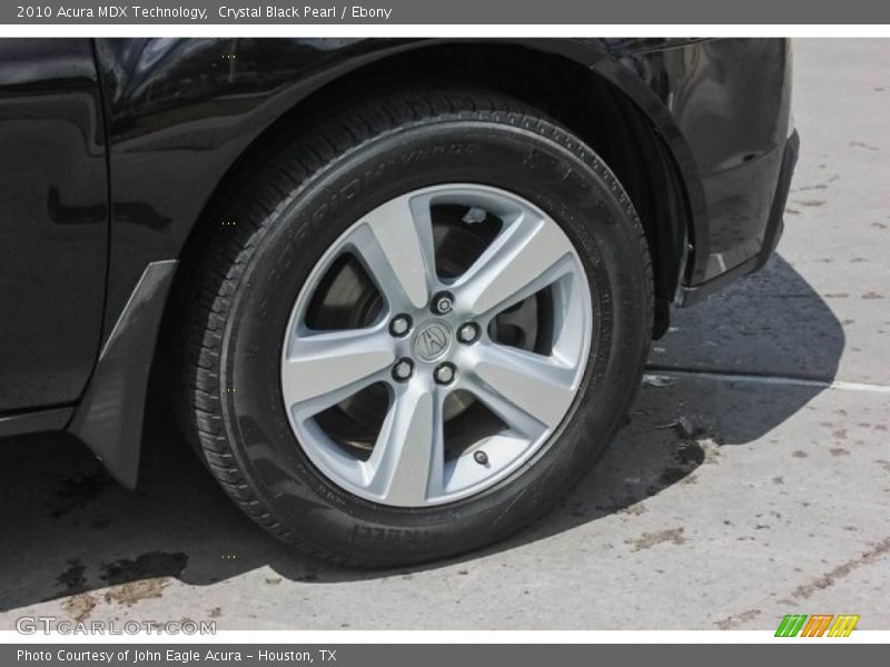 Crystal Black Pearl / Ebony 2010 Acura MDX Technology