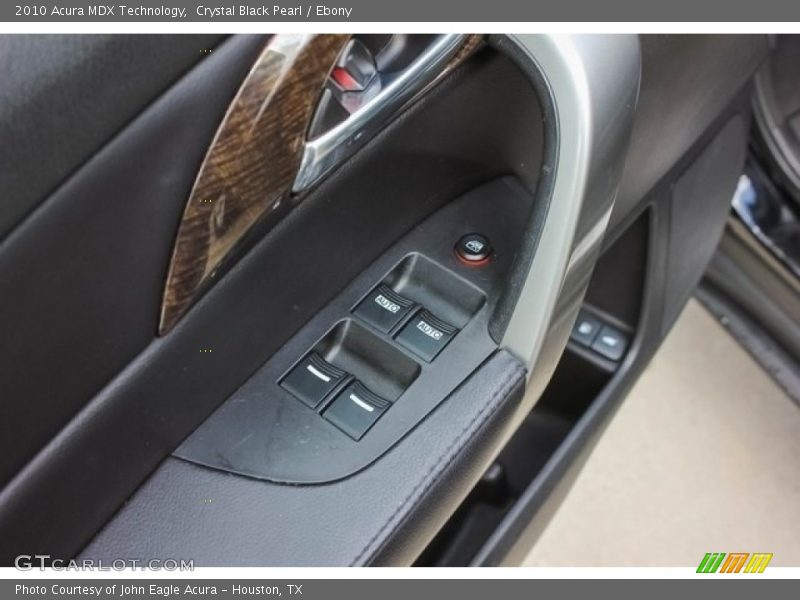 Crystal Black Pearl / Ebony 2010 Acura MDX Technology